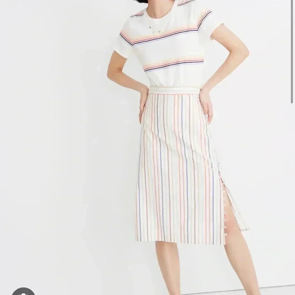 - Madewell skirt- side buttons